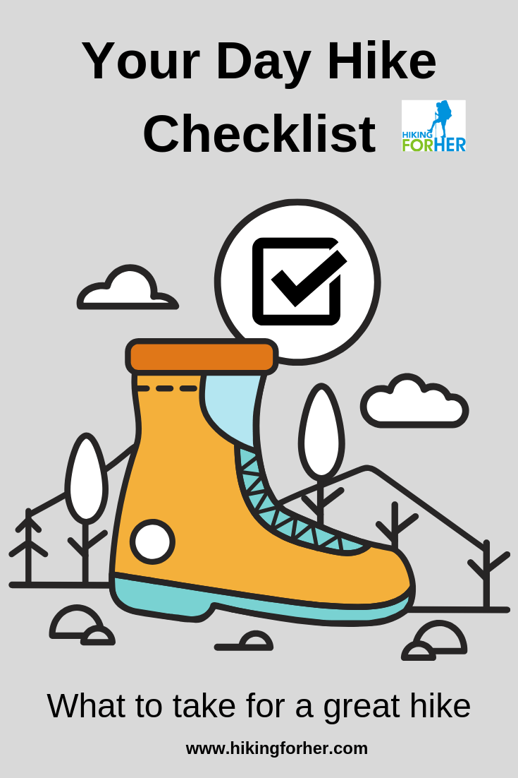 7 day hike checklist clipart