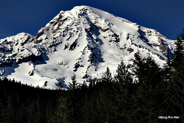 Mt. Rainier in all of her glaciated glory